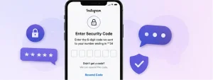 صفحه کد امنیتی برای تایید Confirm It's You اینستاگرام