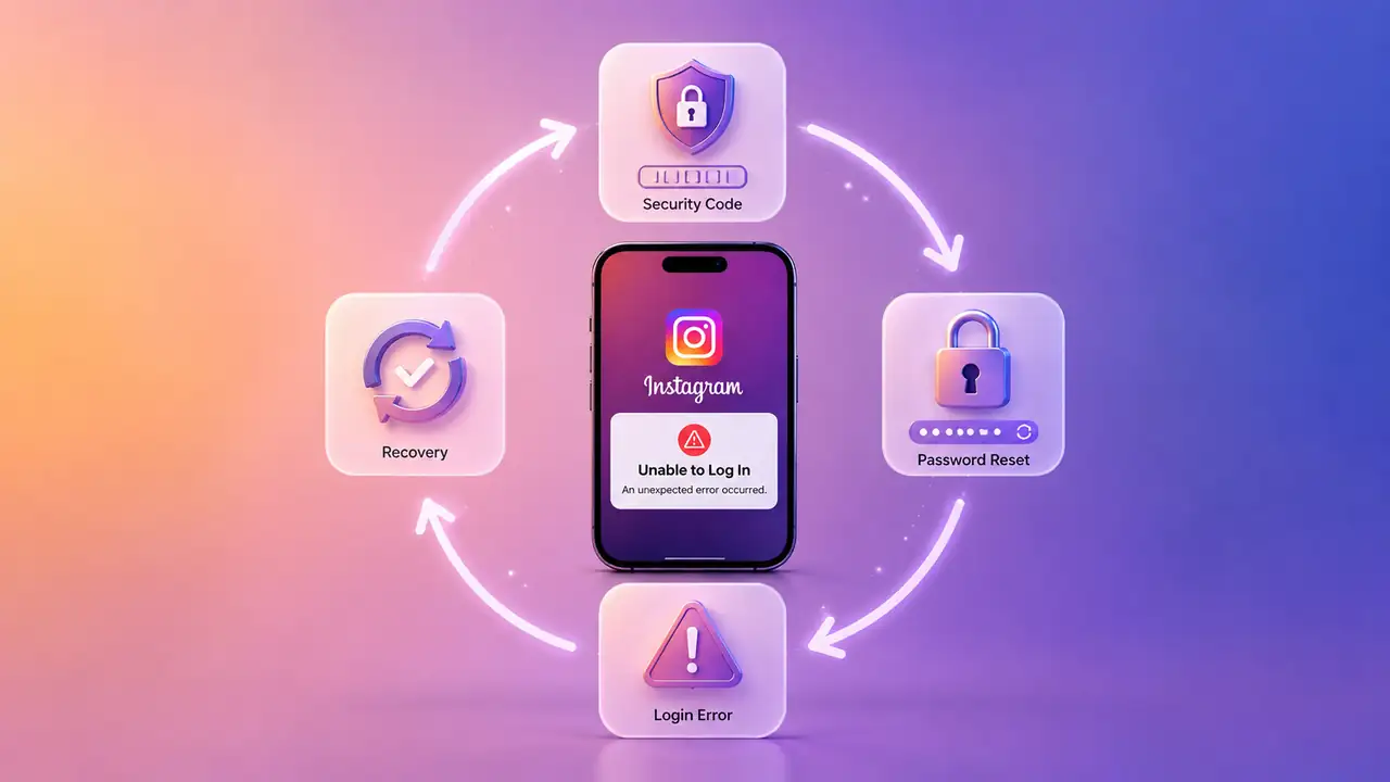 Recovery Loop اینستاگرام بعد از Security Code و Password Reset